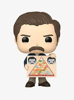 Funko Parks And Recreation Pop! Television Ron Swanson Vinyl Figure