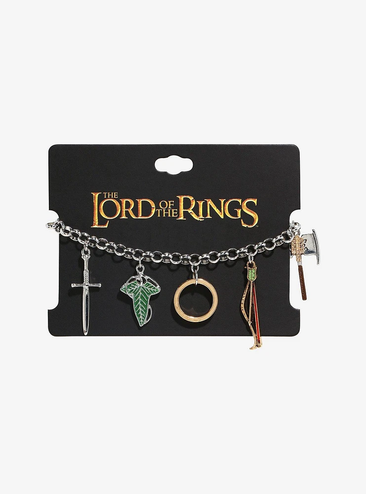 The Lord Of The Rings Fellowship Icons Charm Bracelet