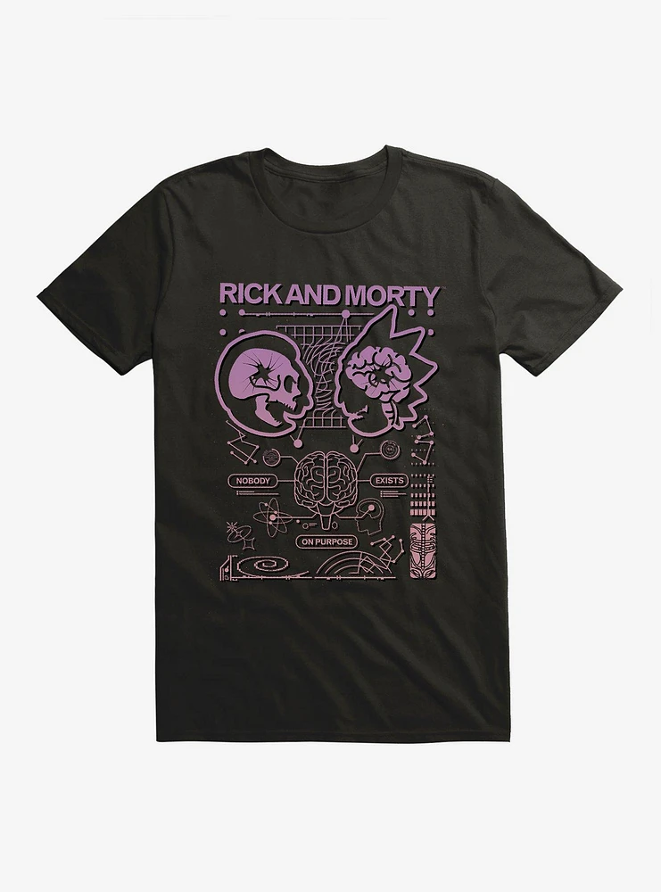 Rick And Morty Nobody Exists On Purpose T-Shirt