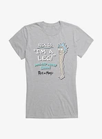 Rick And Morty Is A Leg Girls T-Shirt