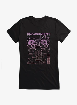 Rick And Morty Nobody Exists On Purpose Girls T-Shirt