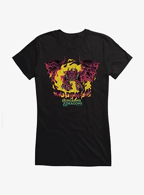 Dungeons And Dragons Red Dragon Girls T-Shirt