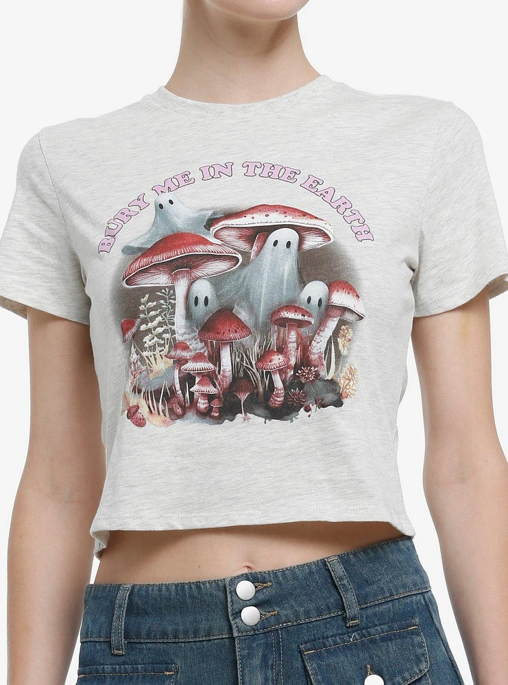 Thorn & Fable Bury Me The Earth Girls Crop T-Shirt