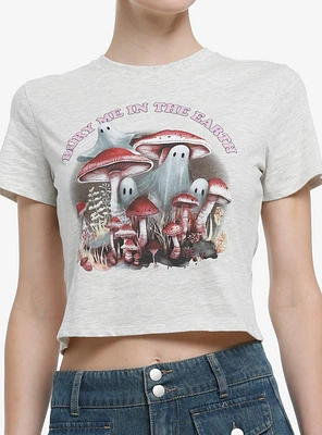 Thorn & Fable Bury Me The Earth Girls Crop T-Shirt