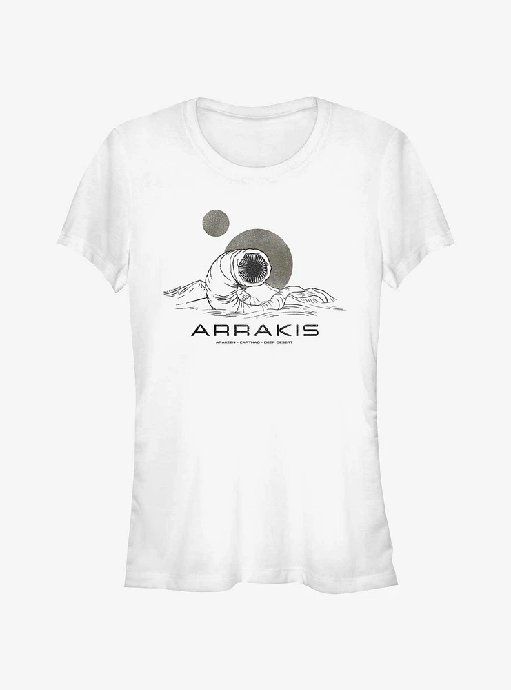 Dune: Part Two Arrakis Worm Girls T-Shirt