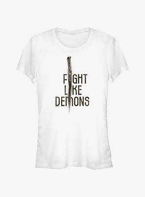 Dune: Part Two Fight Like Demons Girls T-Shirt
