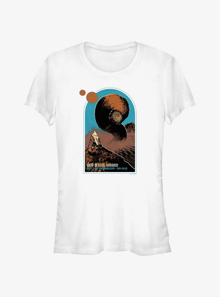 Dune: Part Two Deep Desert Sandworm Girls T-Shirt