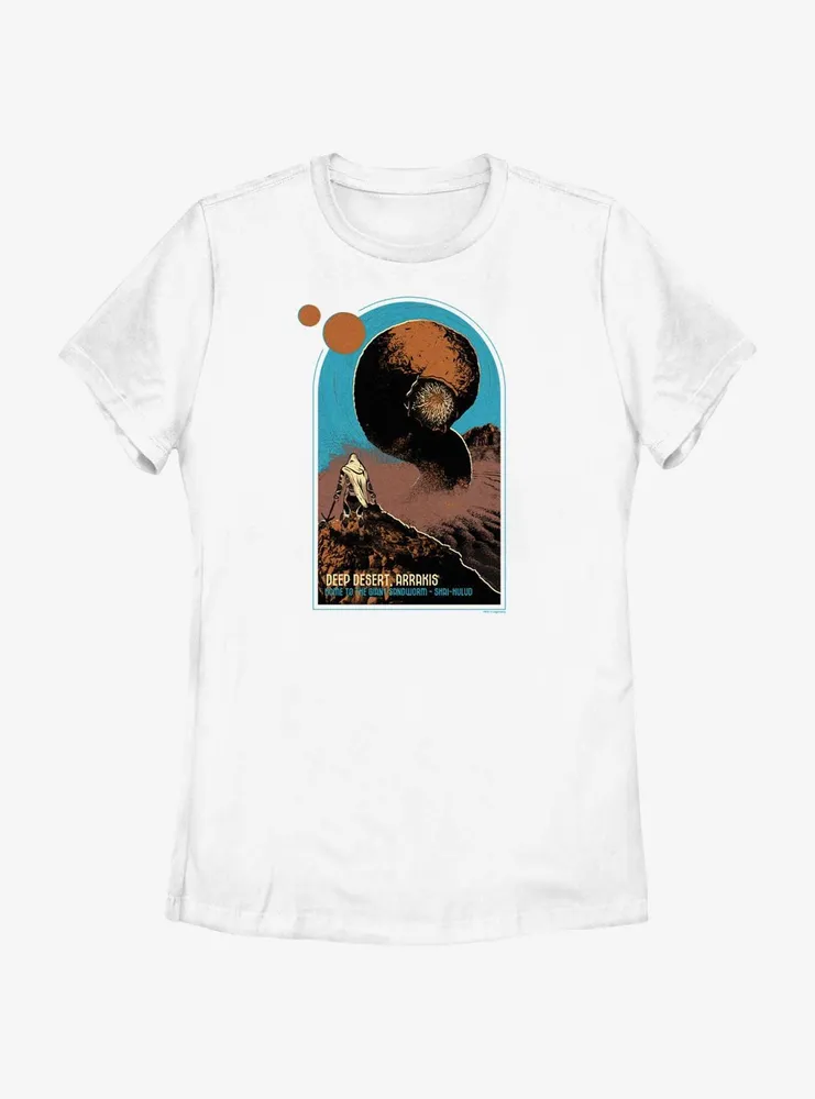 Dune: Part Two Deep Desert Sandworm Womens T-Shirt