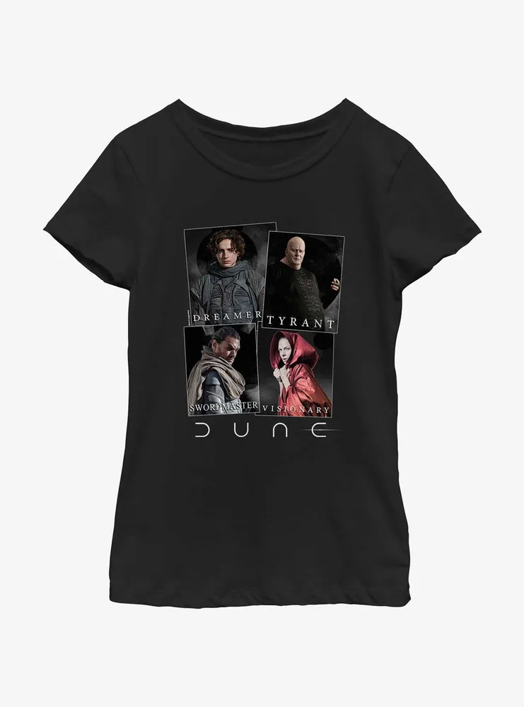 Dune: Part Two Dreamer Tyrant Sword Master Visionary Youth Girls T-Shirt