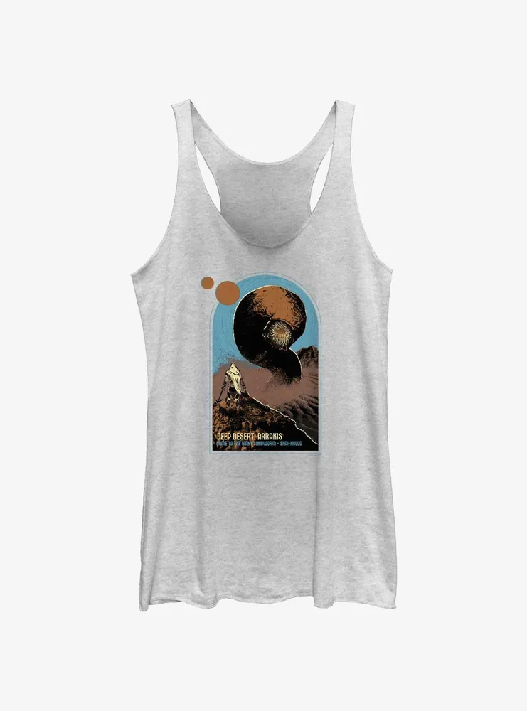 Dune: Part Two Deep Desert Sandworm Womens Tank Top