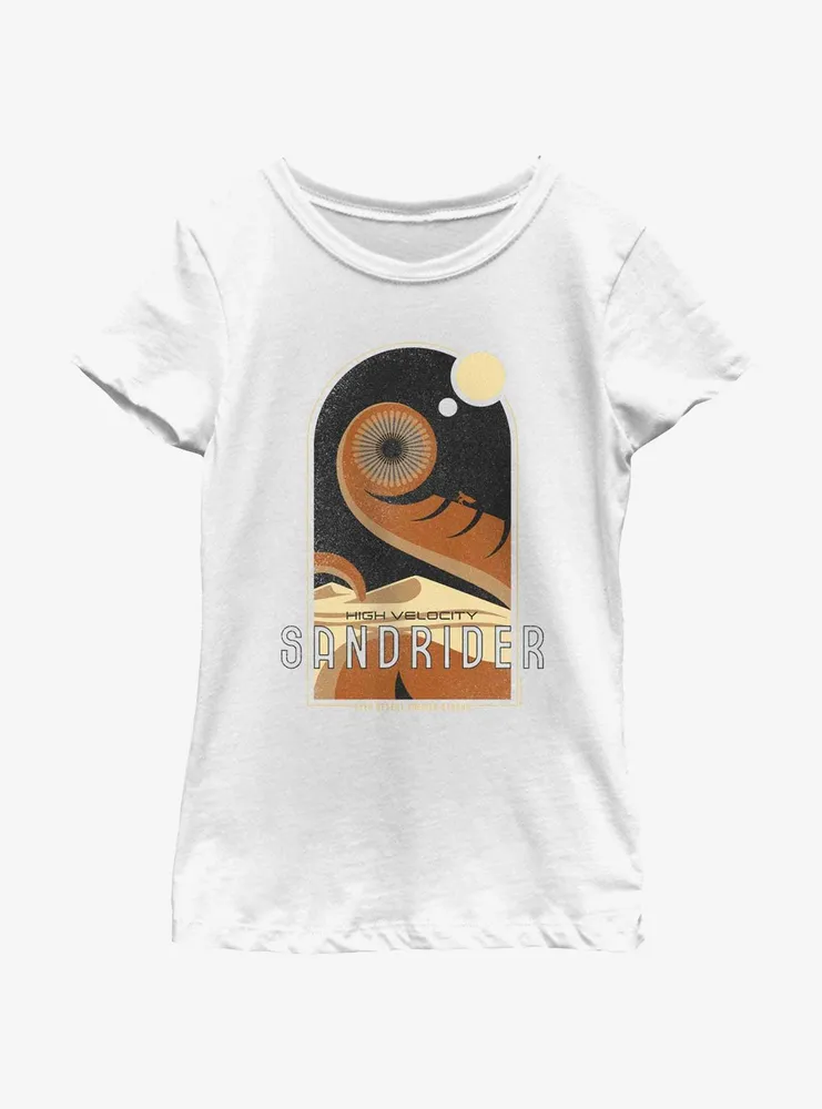 Dune: Part Two High Velocity Sandrider Youth Girls T-Shirt