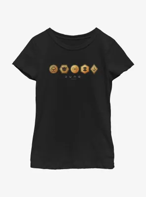 Dune: Part Two Emblems Youth Girls T-Shirt