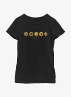 Dune: Part Two Emblems Youth Girls T-Shirt