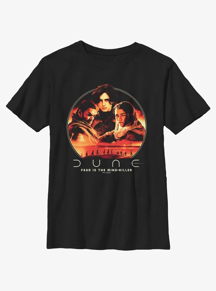 Dune: Part Two Fear Is The Mind-Killer Youth T-Shirt