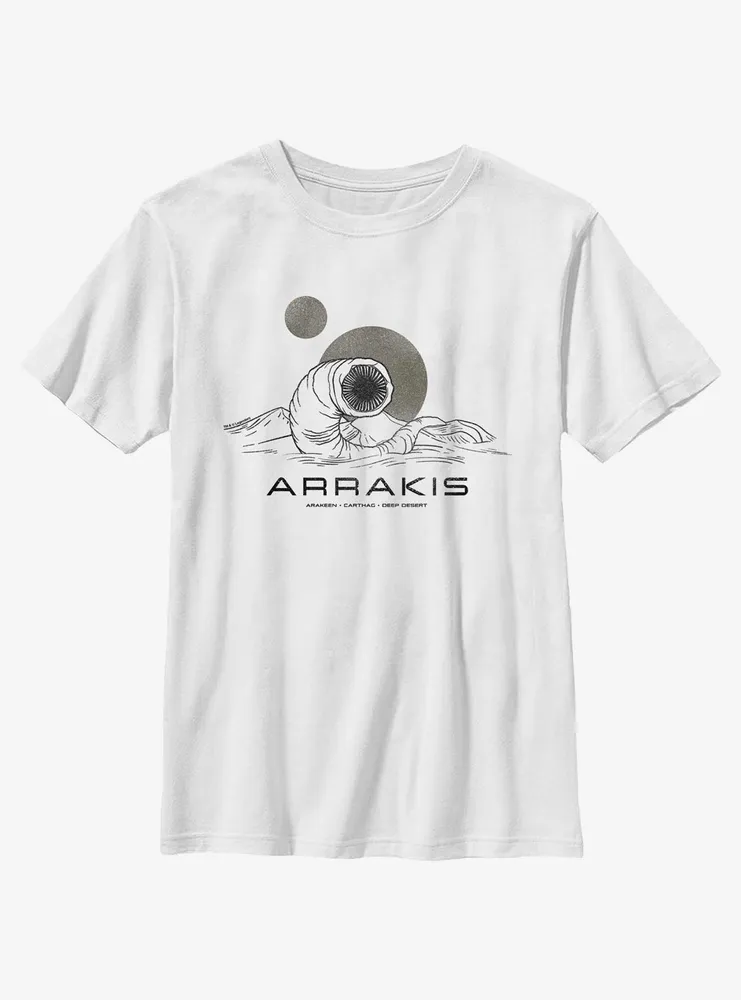 Dune: Part Two Arrakis Worm Youth T-Shirt