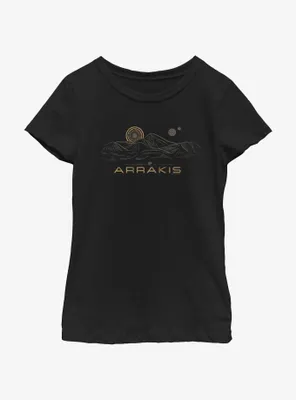 Dune: Part Two Arrakis Desert Youth Girls T-Shirt