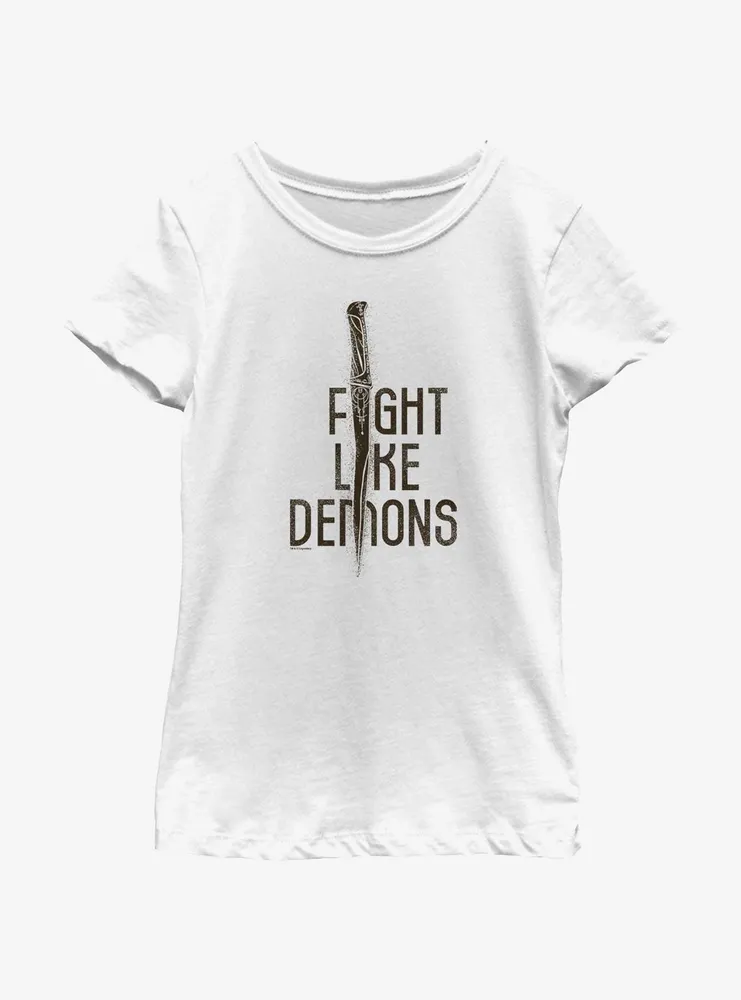 Dune: Part Two Fight Like Demons Youth Girls T-Shirt