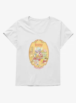 Strawberry Shortcake Baked With Love Womens T-Shirt Plus