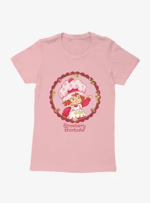 Strawberry Shortcake Circle Portrait Womens T-Shirt