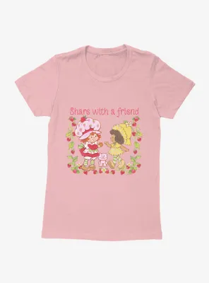 Strawberry Shortcake Share With A Friend Womens T-Shirt