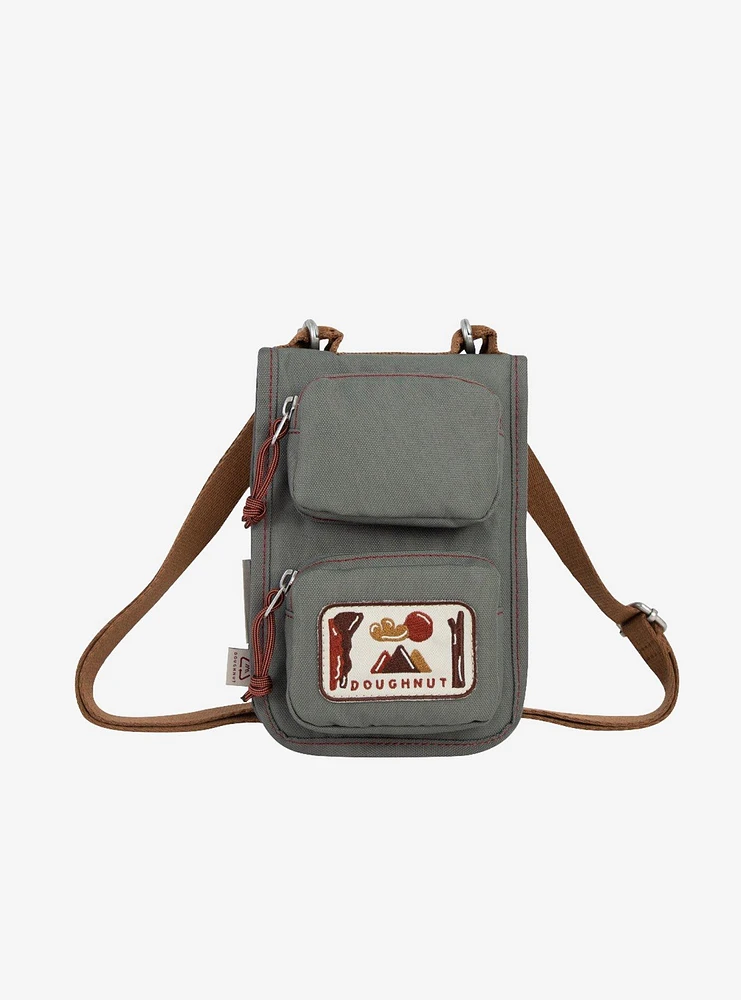 Doughnut Duo Dreamwalker Series Grey Crossbody Bag