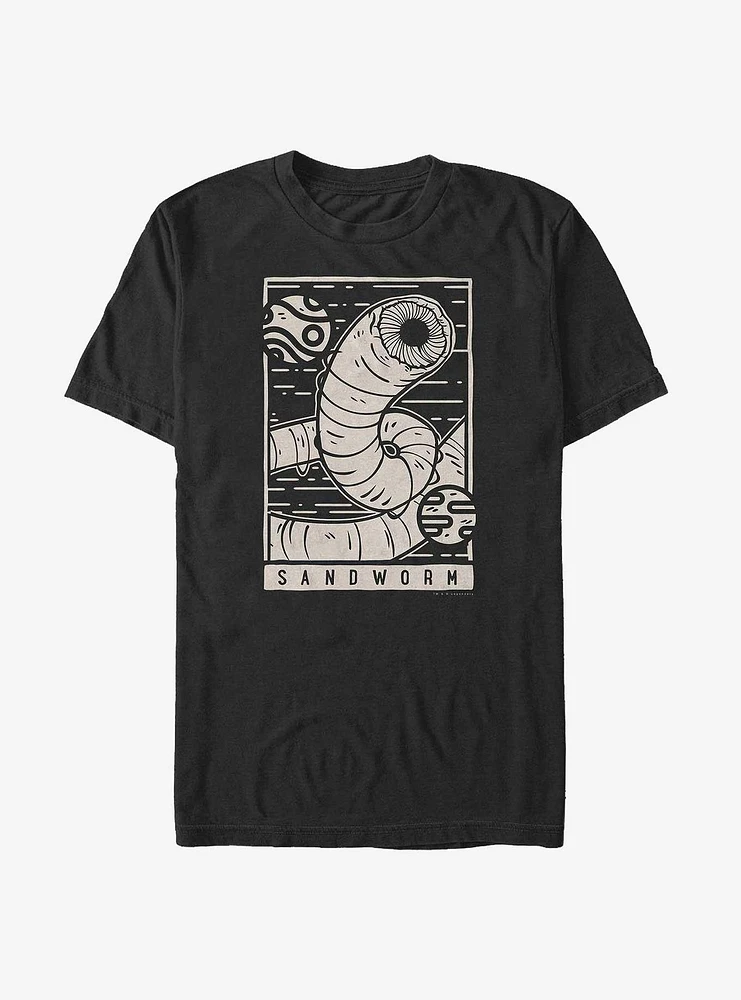 Dune: Part Two Sandworm Poster T-Shirt