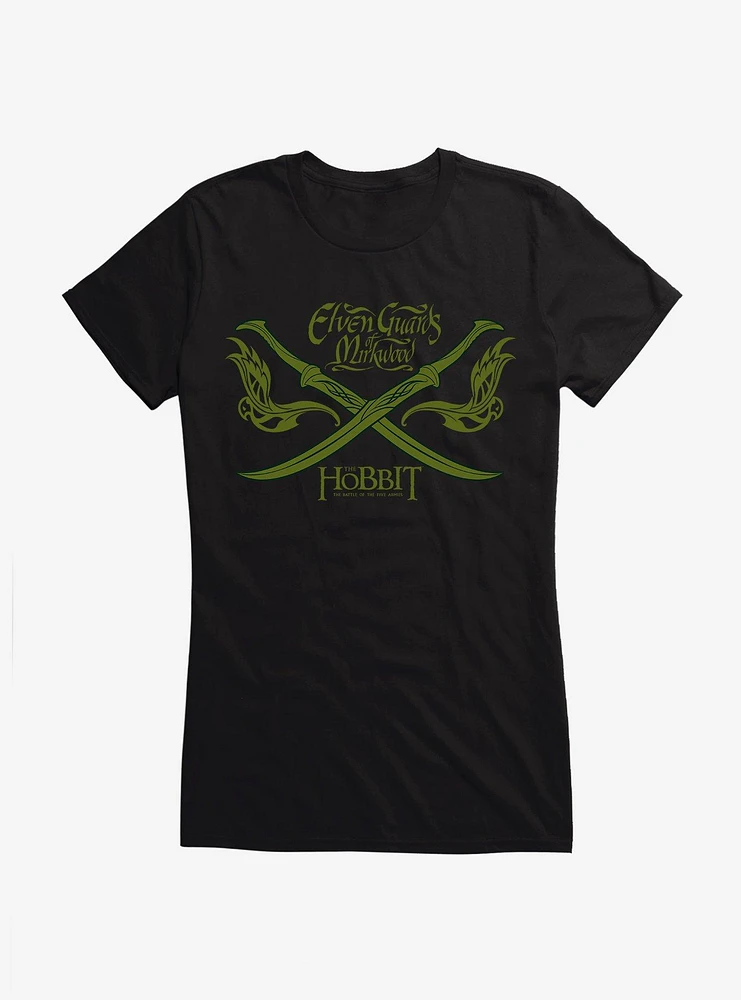 The Hobbit: Battle Of Five Armies Elven Guards Mirkwood Girls T-Shirt