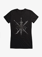 The Hobbit: Battle Of Five Armies Sword Logo Girls T-Shirt