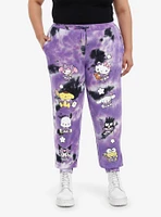 Hello Kitty And Friends Magic Card Tie-Dye Girls Jogger Sweatpants Plus