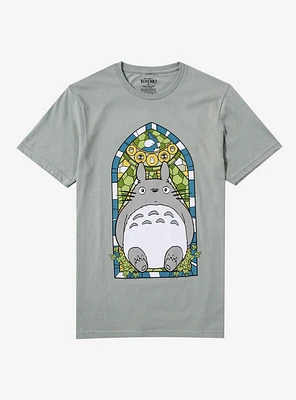 Studio Ghibli® My Neighbor Totoro Stained Glass Boyfriend Fit Girls T-Shirt