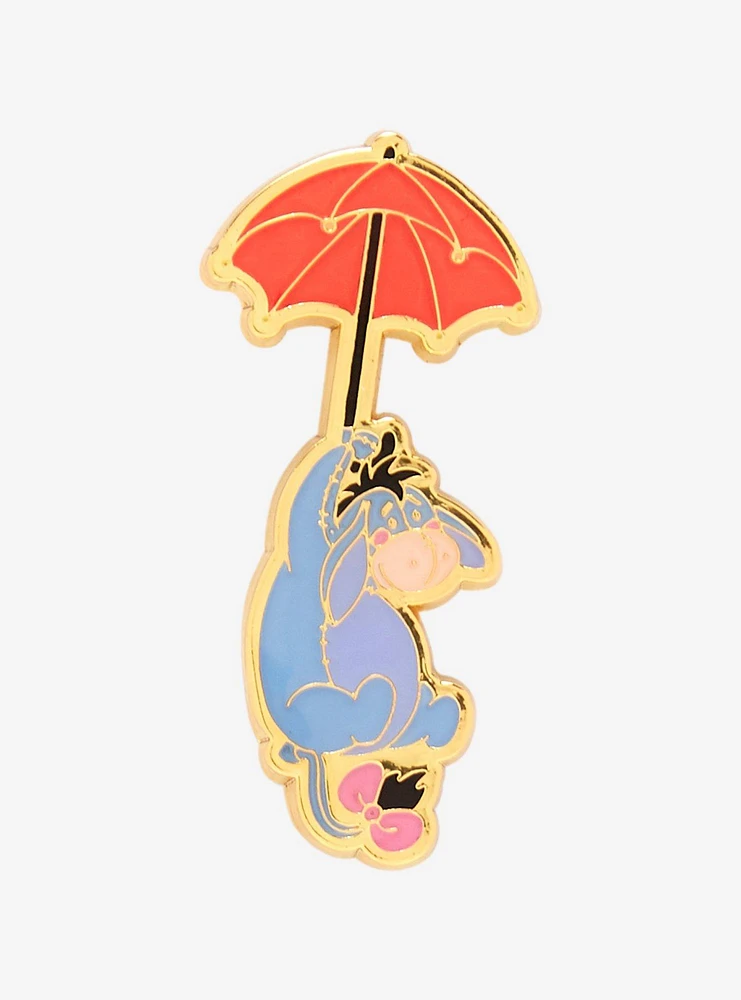 Loungefly Disney Winnie the Pooh Eeyore Umbrella Enamel Pin — BoxLunch Exclusive