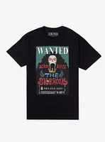 One Piece Brook Wanted Poster Double-Sided T-Shirt