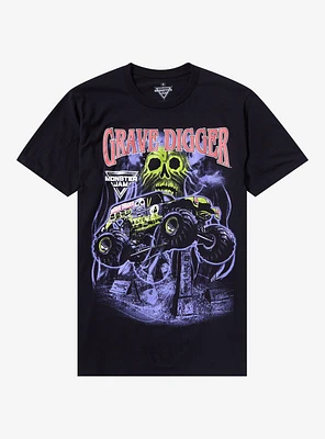 Monster Jam Grave Digger Skull T-Shirt