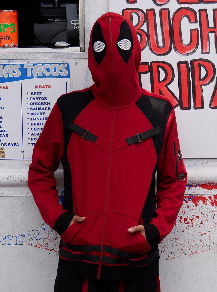 Our Universe Marvel Deadpool & Wolverine Color-Block Hoodie