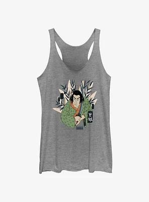 Blue Eye Samurai Taigen Japanese Art Style Girls Tank