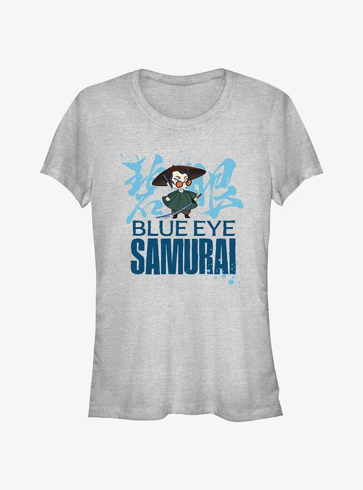Blue Eye Samurai Mizu Chibi Style Girls T-Shirt