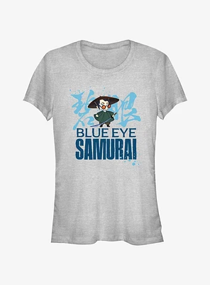 Blue Eye Samurai Mizu Chibi Style Girls T-Shirt