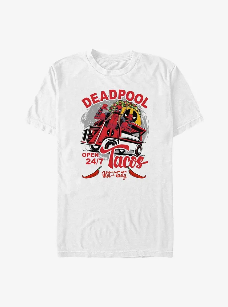 Marvel Deadpool 24/7 Tacos Big & Tall T-Shirt