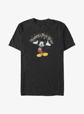 Disney Mickey Mouse Happy New Year Big & Tall T-Shirt