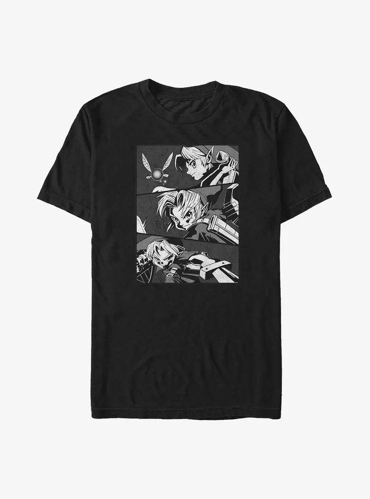 The Legend of Zelda Anime Panel Big & Tall T-Shirt