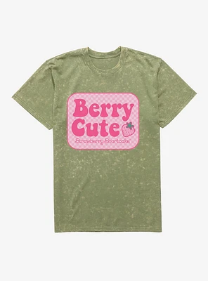 Strawberry Shortcake Berry Cute Mineral Wash T-Shirt
