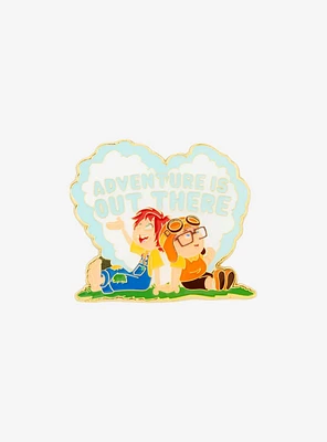 Loungefly Disney Pixar Carl and Ellie Adventure Is Out There Enamel Pin — BoxLunch Exclusive