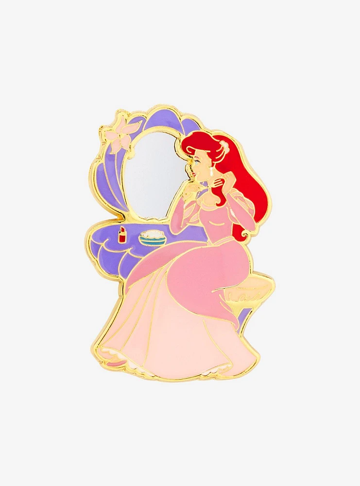 Disney The Little Mermaid Ariel Vanity Mirror Enamel Pin — BoxLunch Exclusive