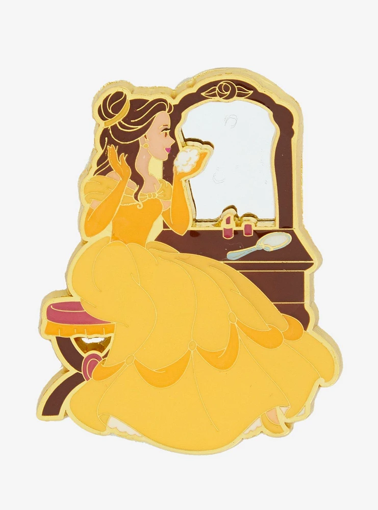 Loungefly Disney Beauty and the Beast Belle Vanity Enamel Pin — BoxLunch Exclusive