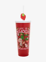 Strawberry Shortcake Life is Delicious Carnival Cup with Straw Charm — BoxLunch Exclusive