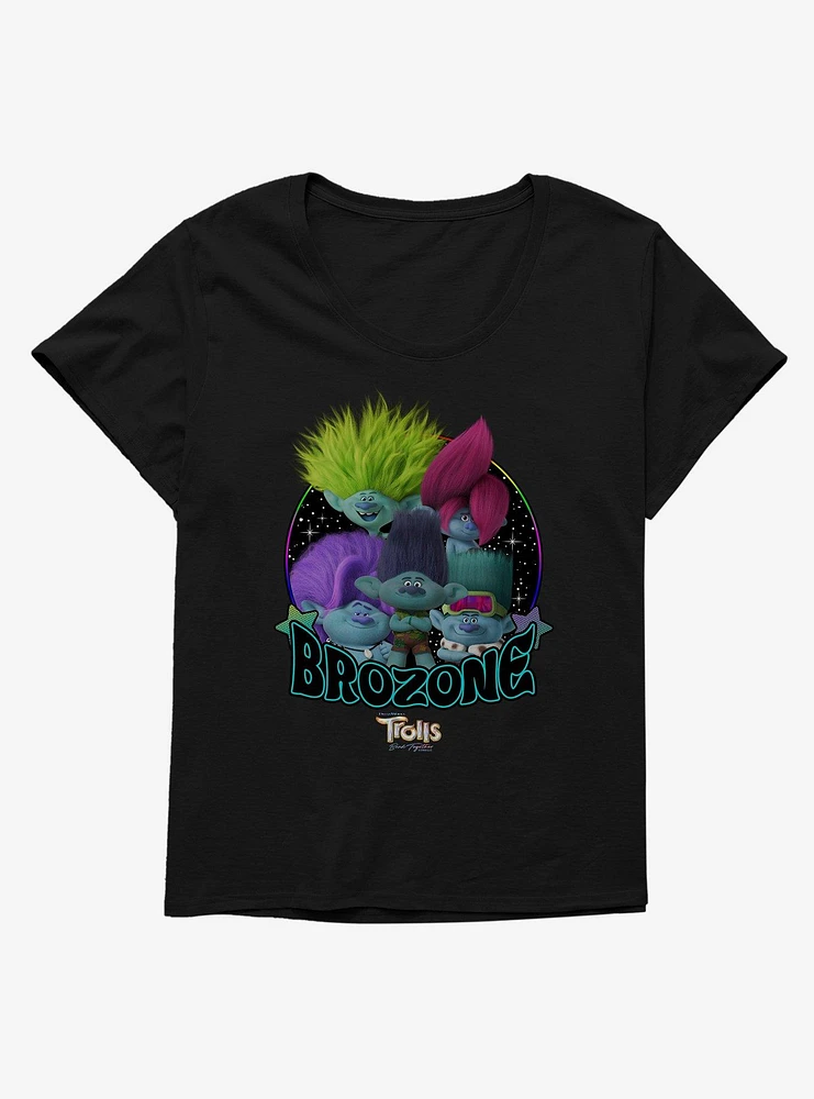 Trolls 3 Band Together Brozone Group Girls T-Shirt Plus