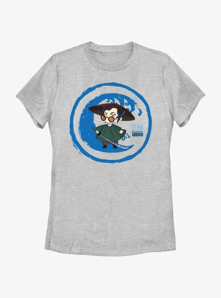 Boxlunch Blue Eye Samurai Mizu Chibi Wabe Womens T-Shirt