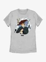 Blue Eye Samurai Mizu Japanese Art Style Womens T-Shirt