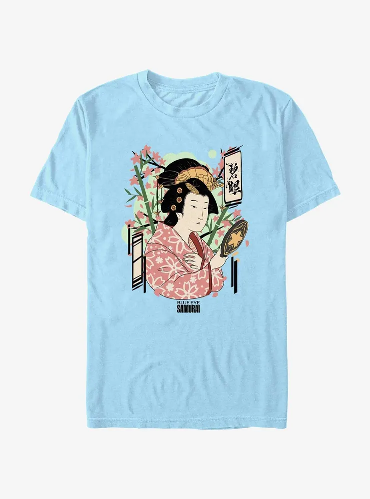 Blue Eye Samurai Akemi Japanese Art Style T-Shirt