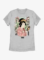 Blue Eye Samurai Akemi Japanese Art Style Womens T-Shirt